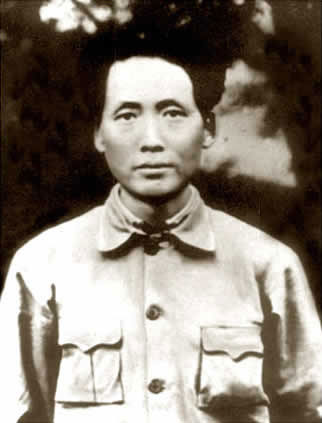 1931年，毛泽东在中央苏区