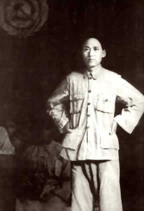1933年，毛泽东在中央苏区